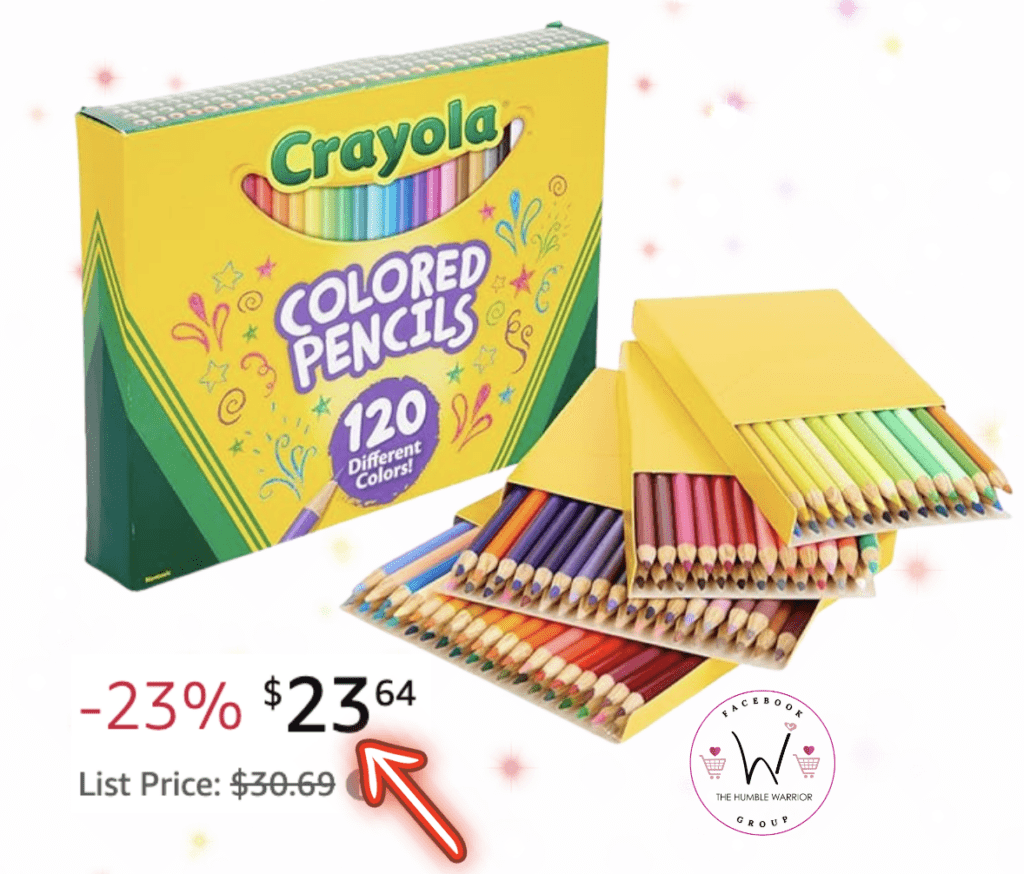 120-ct Crayola colored Pencils!